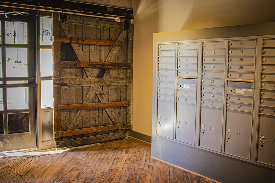 Lynchburg-va-downtown-apartment-lofts original-barn-door